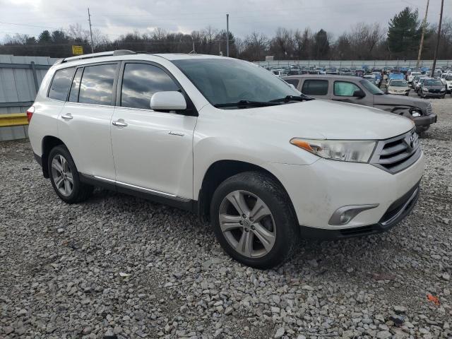 5TDDK3EH6DS258103 - 2013 TOYOTA HIGHLANDER LIMITED WHITE photo 4