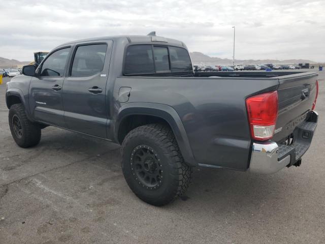 3TMAZ5CN2HM029166 - 2017 TOYOTA TACOMA DOUBLE CAB GRAY photo 2