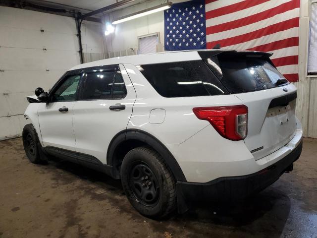 1FM5K8AB3MGA06415 - 2021 FORD EXPLORER POLICE INTERCEPTOR WHITE photo 2