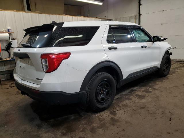 1FM5K8AB3MGA06415 - 2021 FORD EXPLORER POLICE INTERCEPTOR WHITE photo 3