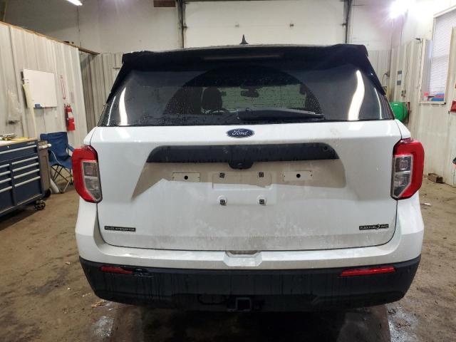 1FM5K8AB3MGA06415 - 2021 FORD EXPLORER POLICE INTERCEPTOR WHITE photo 6