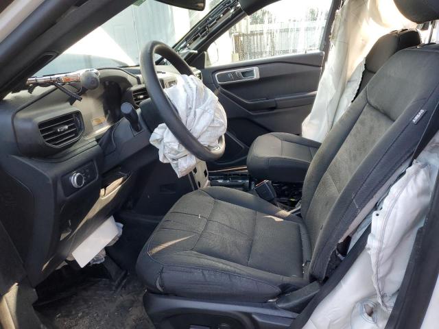 1FM5K8AB3MGA06415 - 2021 FORD EXPLORER POLICE INTERCEPTOR Weiß Foto 7