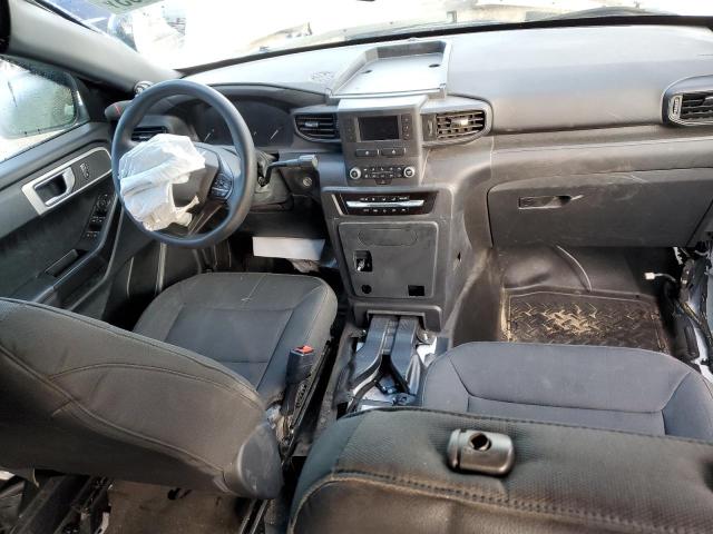 1FM5K8AB3MGA06415 - 2021 FORD EXPLORER POLICE INTERCEPTOR Weiß Foto 8