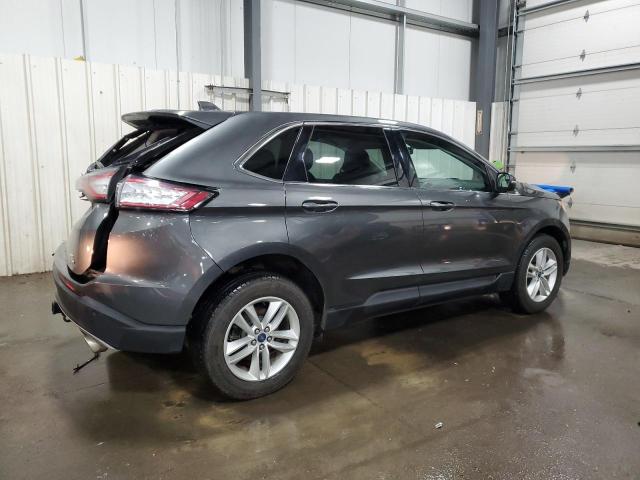 2FMPK4J8XJBB05337 - 2018 FORD EDGE SEL GRAY photo 3