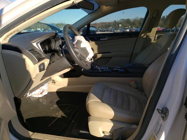 3FA6P0LU9DR376163 - 2013 FORD FUSION SE HYBRID WHITE photo 7