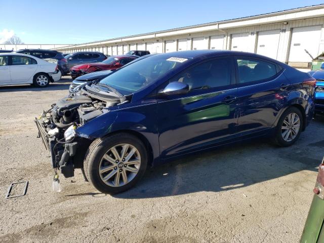 5NPDH4AE4FH635018 - 2015 HYUNDAI ELANTRA SE BLUE photo 1