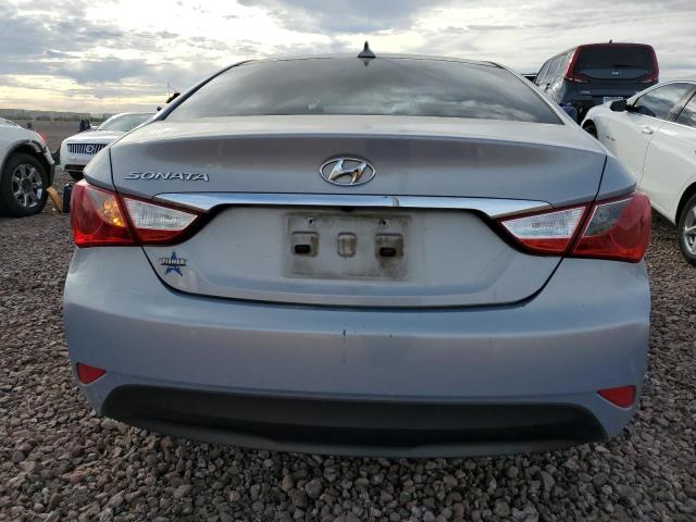 5NPEB4AC0EH868106 - 2014 HYUNDAI SONATA GLS BLUE photo 6