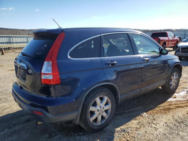 JHLRE48787C047113 - 2007 HONDA CR-V EXL BLUE photo 3