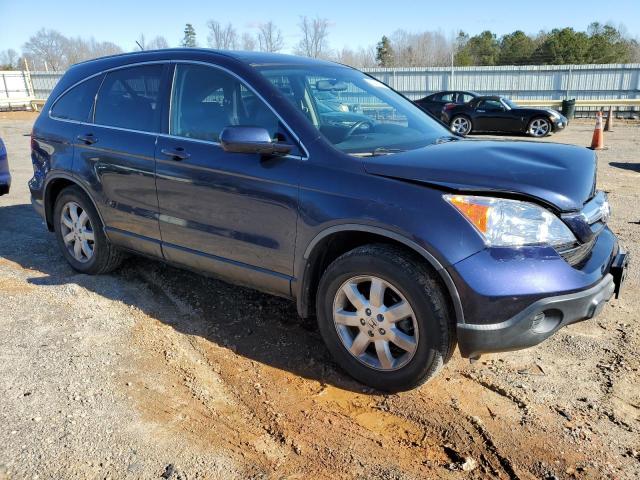 JHLRE48787C047113 - 2007 HONDA CR-V EXL BLUE photo 4