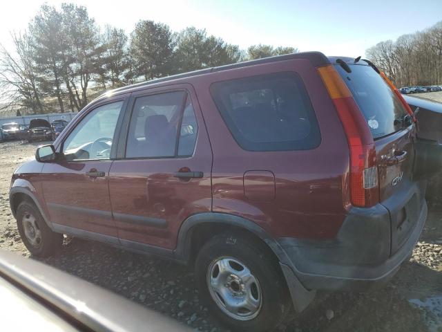 JHLRD78404C030229 - 2004 HONDA CR-V LX RED photo 2