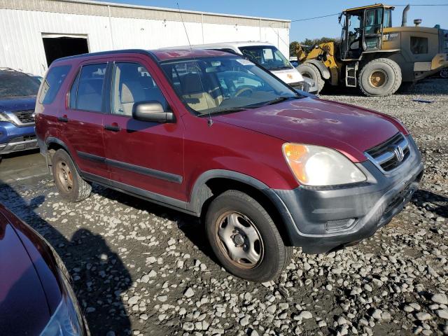 JHLRD78404C030229 - 2004 HONDA CR-V LX RED photo 4