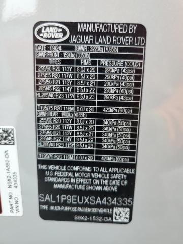 SAL1P9EUXSA434335 - 2025 LAND ROVER RANGE ROVE SE CREAM photo 14