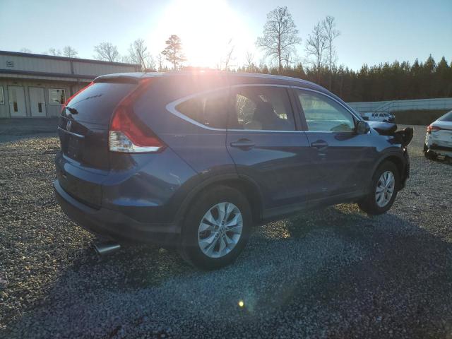 2HKRM3H75DH506933 - 2013 HONDA CR-V EXL BLUE photo 3