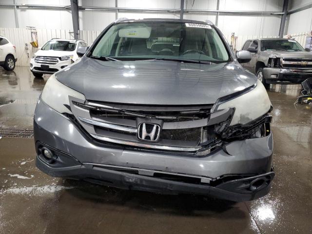 5J6RM4H71CL003782 - 2012 HONDA CR-V EXL ნაცრისფერი ფოტო 5