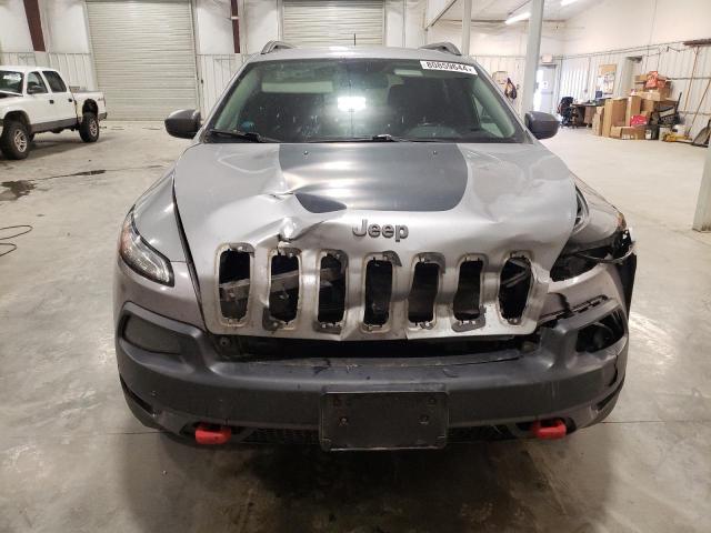 1C4PJMBS1EW128690 - 2014 JEEP CHEROKEE TRAILHAWK SILVER photo 5