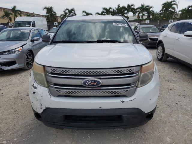 1FM5K7B81DGA61569 - 2013 FORD EXPLORER WHITE photo 5