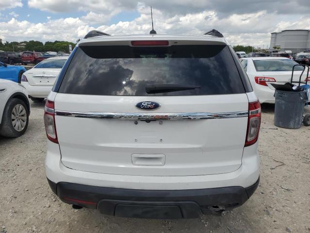 1FM5K7B81DGA61569 - 2013 FORD EXPLORER WHITE photo 6
