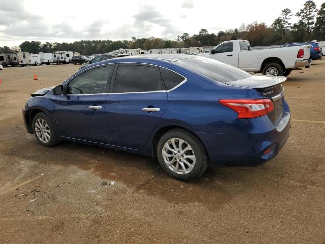 3N1AB7AP8HY304765 - 2017 NISSAN SENTRA S BLUE photo 2