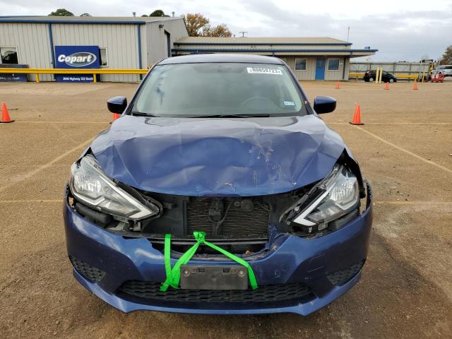 3N1AB7AP8HY304765 - 2017 NISSAN SENTRA S BLUE photo 5