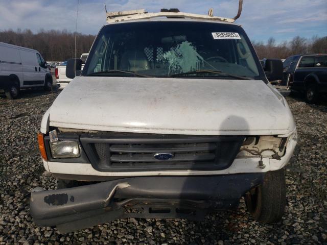 1FTNE24L25HB20141 - 2005 FORD ECONOLINE E250 VAN WHITE photo 5