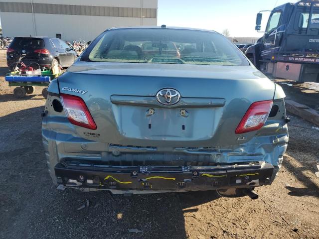 4T1BF3EK5BU743876 - 2011 TOYOTA CAMRY BASE BLUE photo 6