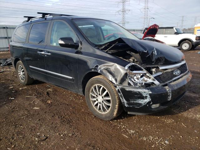 KNDMH4C70C6483937 - 2012 KIA SEDONA EX BLACK photo 4