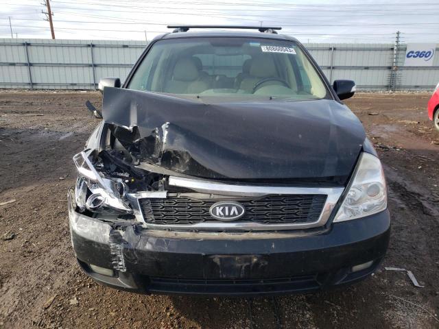 KNDMH4C70C6483937 - 2012 KIA SEDONA EX BLACK photo 5