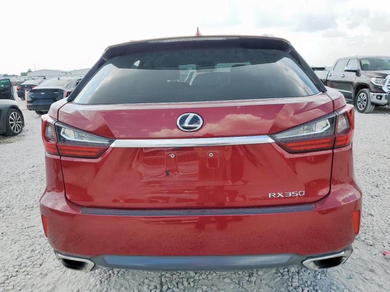 2T2ZZMCA0JC107741 - 2018 LEXUS RX 350 BASE RED photo 6