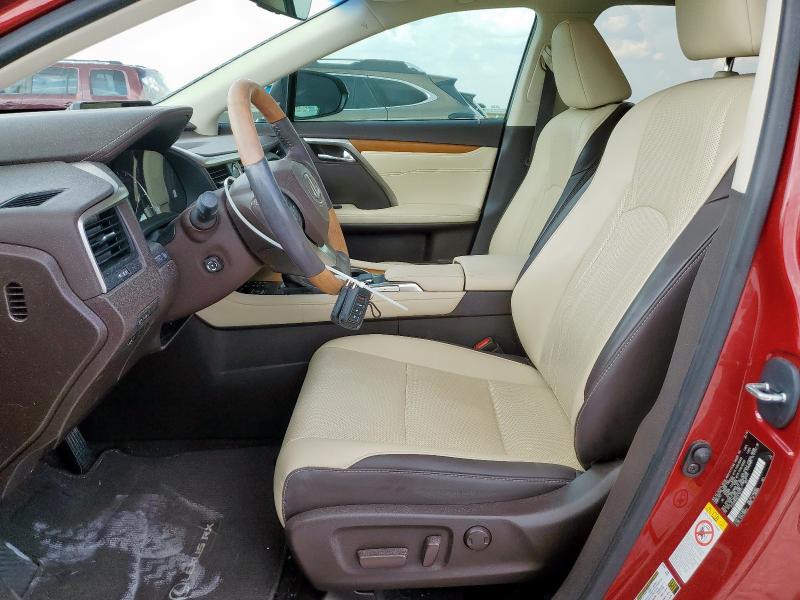 2T2ZZMCA0JC107741 - 2018 LEXUS RX 350 BASE RED photo 7