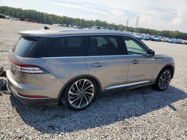 5LM5J7XC2MGL12368 - 2021 LINCOLN AVIATOR RESERVE 金色 照片 3