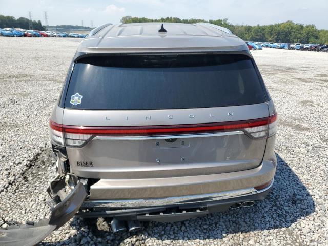 5LM5J7XC2MGL12368 - 2021 LINCOLN AVIATOR RESERVE 金色 照片 6