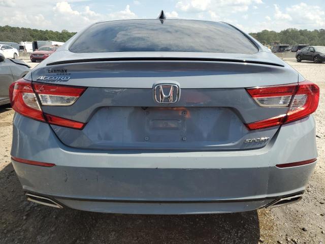 1HGCV1F32NA014099 - 2022 HONDA ACCORD SPORT BLUE photo 6