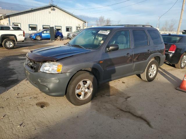 4F2YZ02Z25KM06491 - 2005 MAZDA TRIBUTE I GRAY photo 1