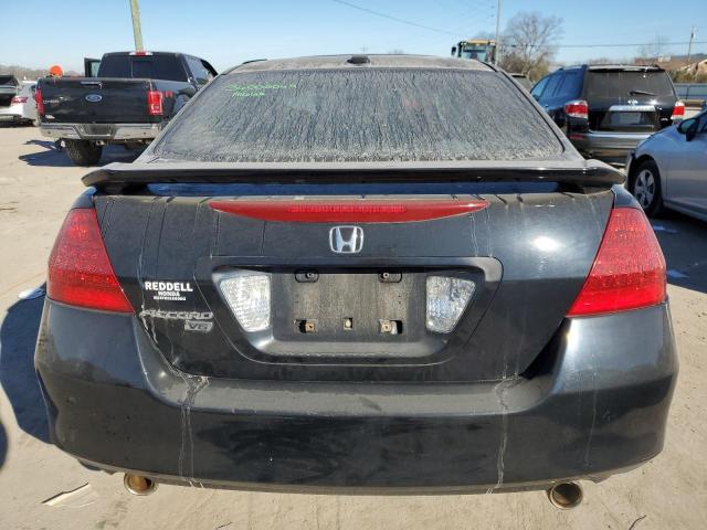 1HGCM66557A089805 - 2007 HONDA ACCORD EX BLACK photo 6