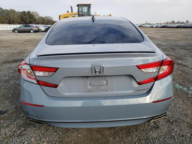 1HGCV1F34MA075923 - 2021 HONDA ACCORD SPORT BLUE photo 6