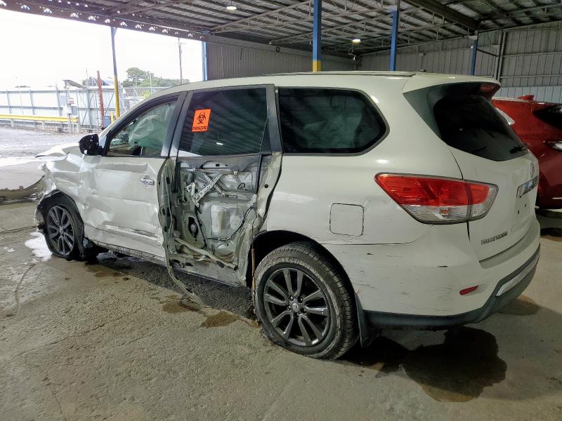 5N1AR2MN6DC662256 - 2013 NISSAN PATHFINDER S WHITE photo 2