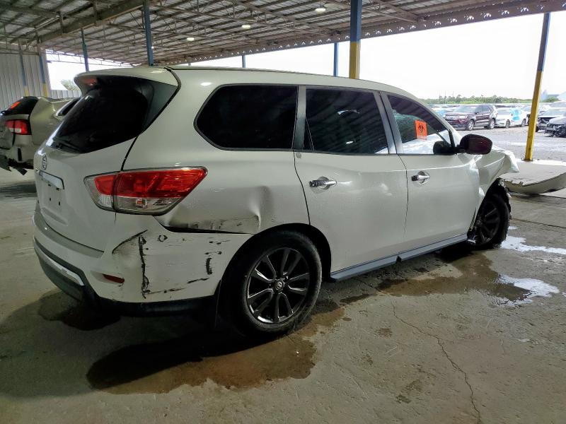 5N1AR2MN6DC662256 - 2013 NISSAN PATHFINDER S WHITE photo 3
