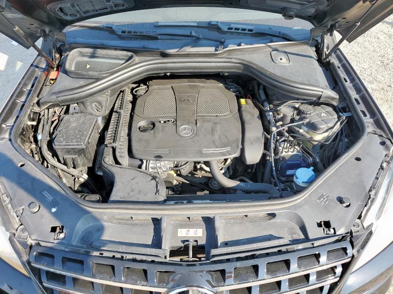 4JGDA5HB5CA017128 - 2012 MERCEDES-BENZ ML 350 4MATIC BLACK photo 11
