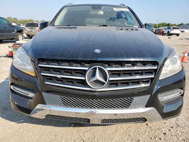 4JGDA5HB5CA017128 - 2012 MERCEDES-BENZ ML 350 4MATIC BLACK photo 5