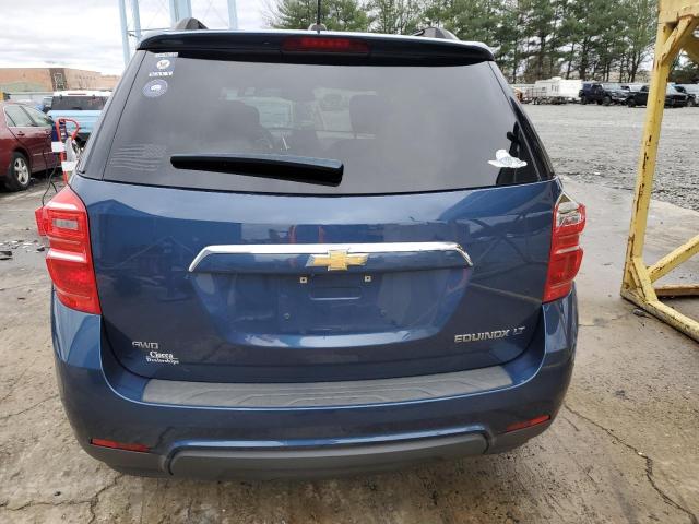 2GNFLFEKXG6193832 - 2016 CHEVROLET EQUINOX LT BLUE photo 6