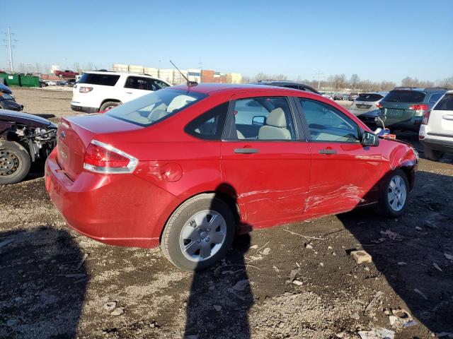 1FAHP3EN6AW278250 - 2010 FORD FOCUS S RED photo 3