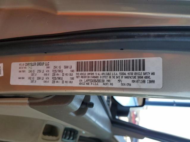 1J4PP2GK8BW586180 - 2011 JEEP LIBERTY SPORT GRAY photo 13