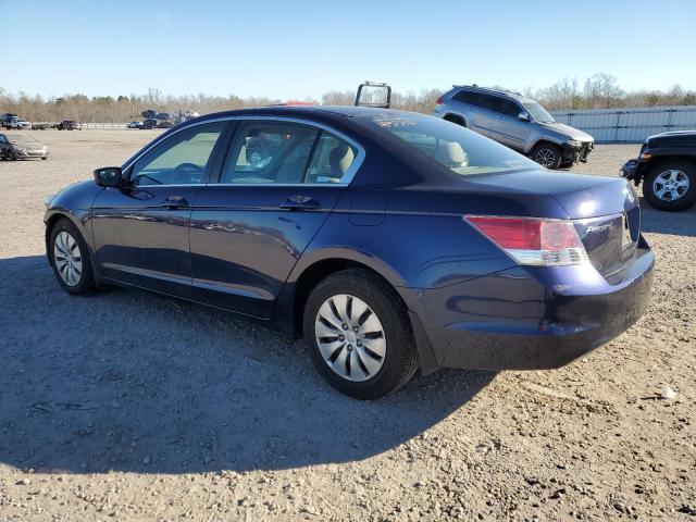 1HGCP26389A041409 - 2009 HONDA ACCORD LX BLUE photo 2