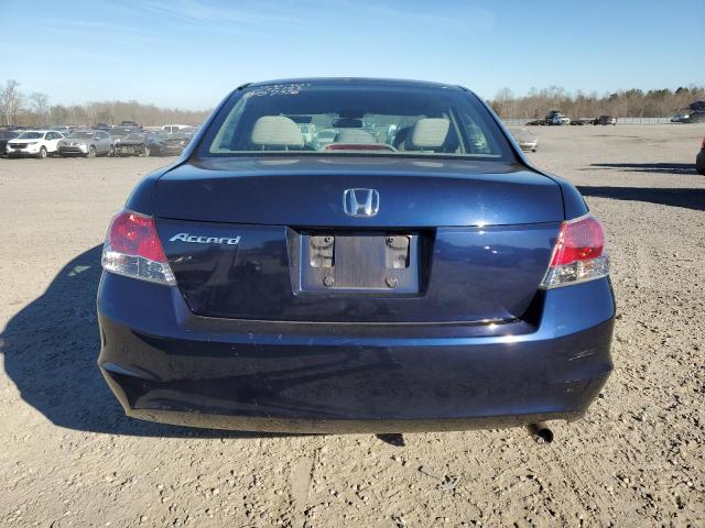 1HGCP26389A041409 - 2009 HONDA ACCORD LX BLUE photo 6