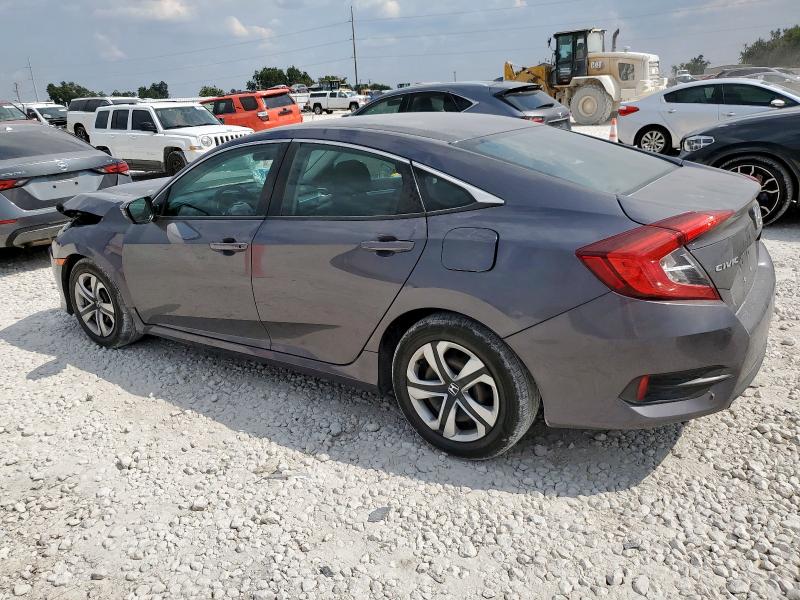 2HGFC2F53JH562098 - 2018 HONDA CIVIC LX ნაცრისფერი ფოტო 2