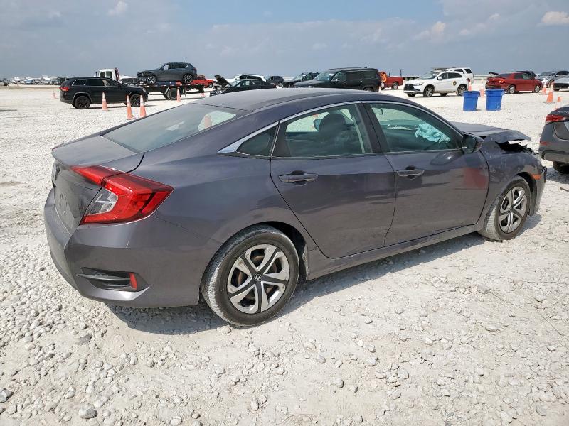 2HGFC2F53JH562098 - 2018 HONDA CIVIC LX ნაცრისფერი ფოტო 3