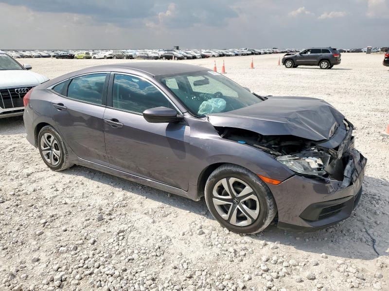 2HGFC2F53JH562098 - 2018 HONDA CIVIC LX ნაცრისფერი ფოტო 4