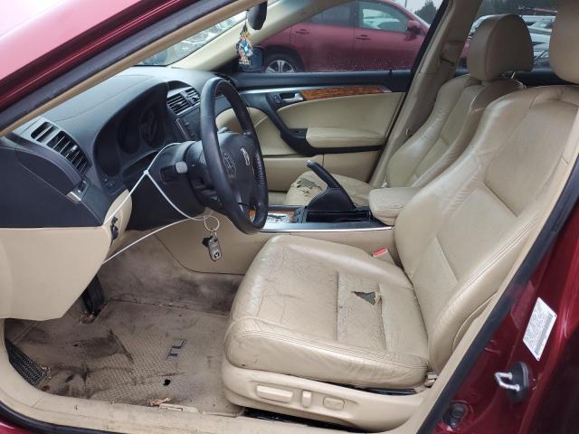 19UUA66296A029818 - 2006 ACURA 3.2TL MAROON photo 7