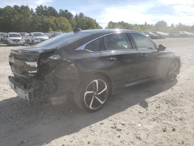 1HGCV1F3XKA079052 - 2019 HONDA ACCORD SPORT Czarny zdjęcie 3