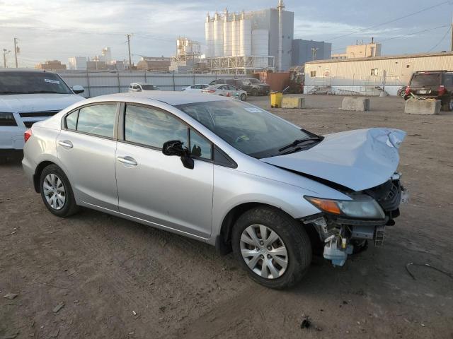 19XFB2F50CE086408 - 2012 HONDA CIVIC LX SILVER photo 4